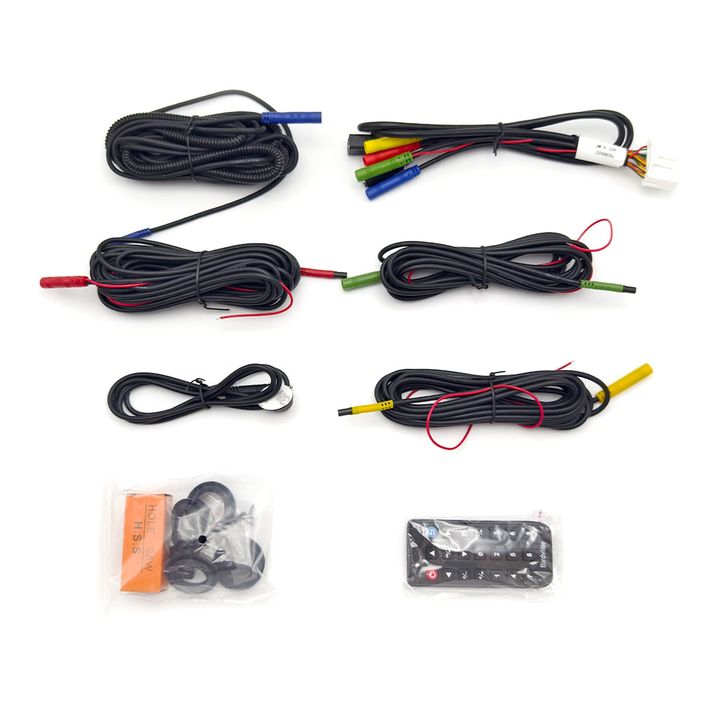 360 Bird View Surround Car Camera, HD 1080p Car DVR Record, Panoramic View Right+Left+Front+Rear View for all car