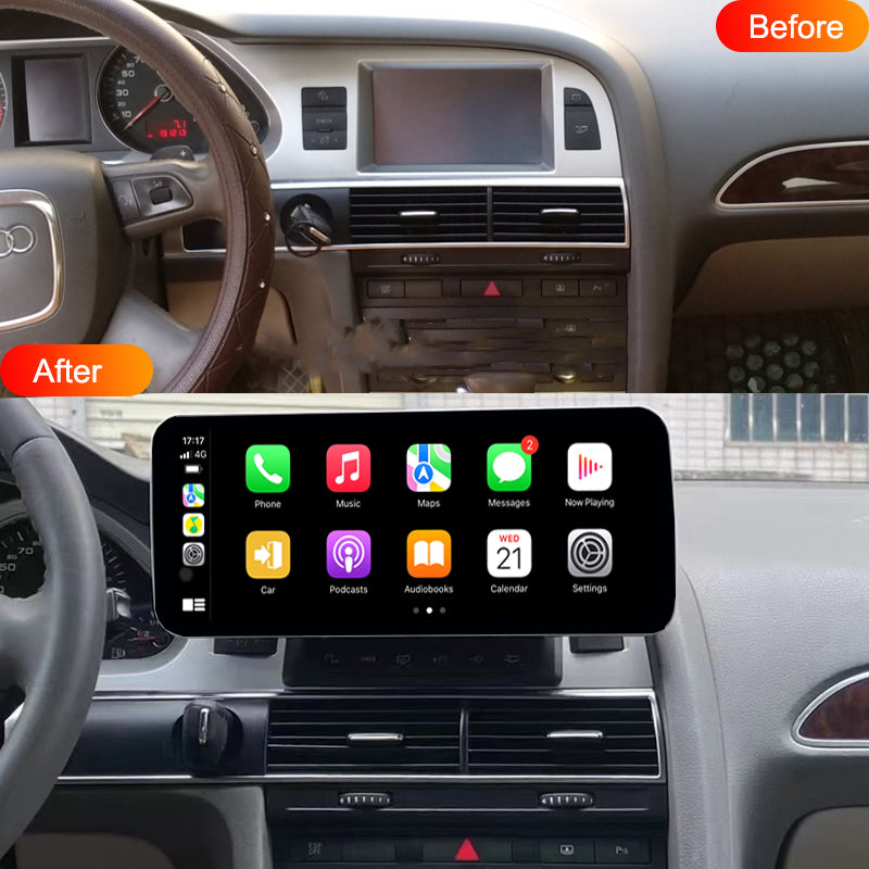 12.3'' Car Android Multimedia Player Radio For Audi Q7 4L GPS Bluetooth WIFI Auto Carplay Stereo Navigation Touch Screen
