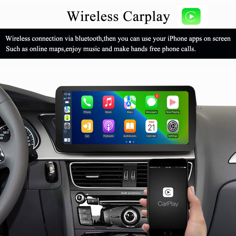 12.3'' Car Android Multimedia Player Radio For Audi Q7 4L GPS Bluetooth WIFI Auto Carplay Stereo Navigation Touch Screen