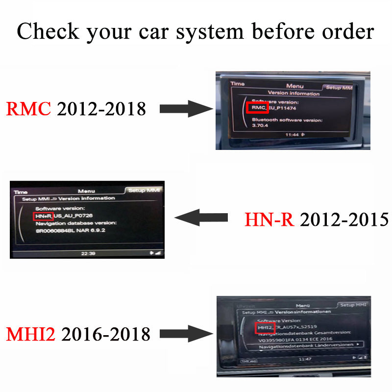 Android Carplay Multimedia Radio For Audi A6 C7 A7 2012 - 2019 Monitor Auto Player Navigation GPS Screen Bluetooth