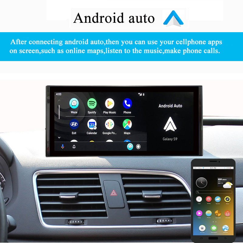 Android Auto System Car Multimedia Radio Player Carplay For Audi A1 Q2 BT IPS Touch Screen GPS Navigation Monitor