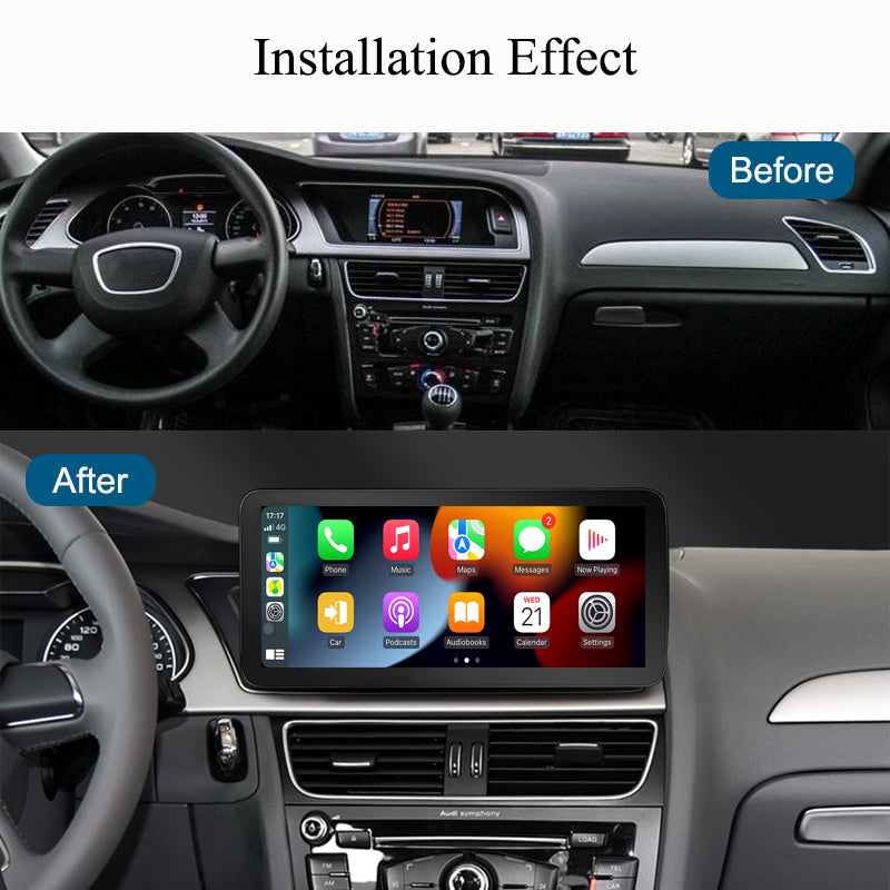 10.25'' Wireless CarPlay Android Car Multimedia Player For Audi A4 A4L A5 2009-2016 Head Unit Auto GPS Stereo