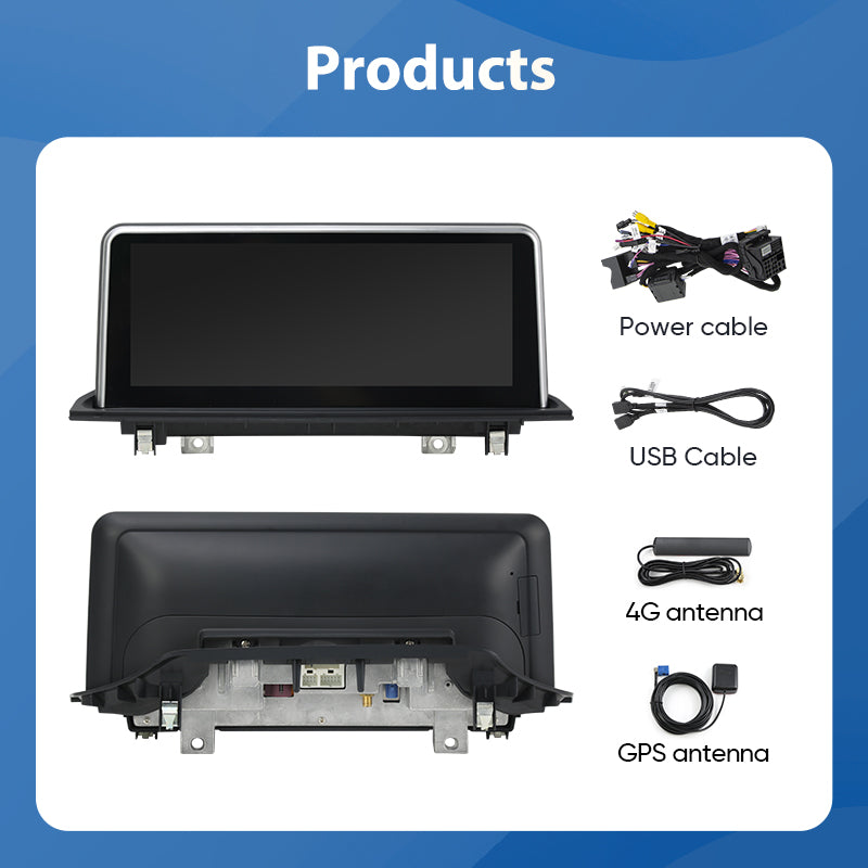 Ainavi Car Radio Wireless CarPlay Android Auto For BMW X1 X2 F48 F49 F39 NBT ID6 2016 -2020 System Multimedia Player Navigation