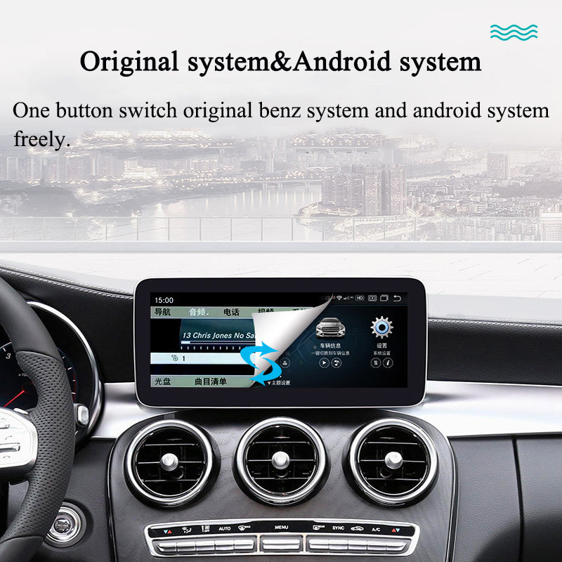 8+128GB Android Car Radio Carplay Touch Screen For Mercedes Benz C Class W204 W205 WIFI GPS Navi Multimedia Stereo Unit