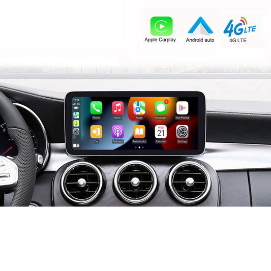 10.25" Wireless Carplay Multimedia Screen Apple CarPlay For Mercedes Benz C/V class GLC W204 W205 2008-2018 Head unit