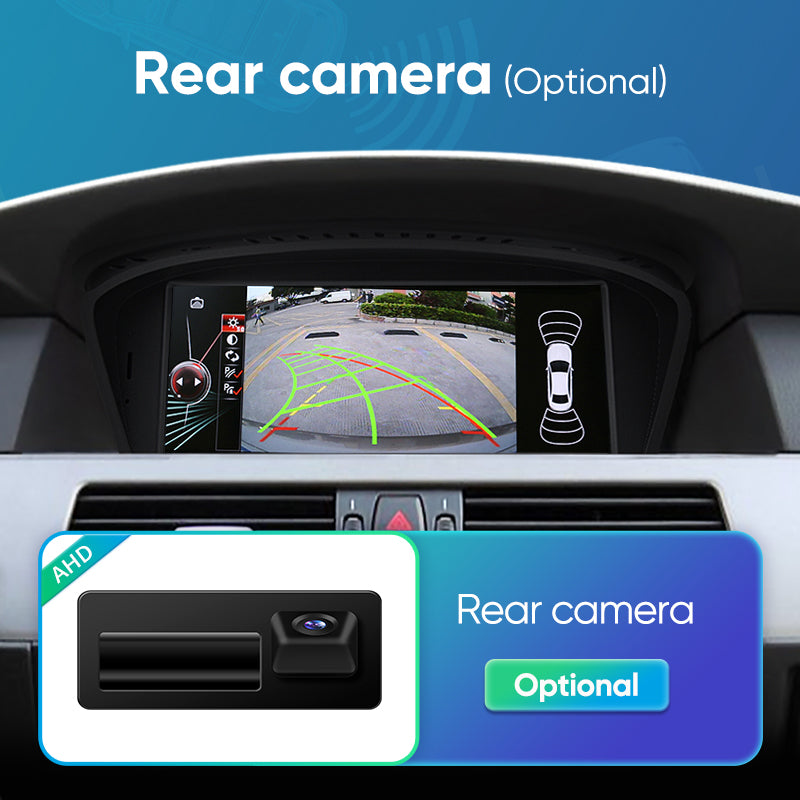 Ainavi 8.8 inch Car radio for BMW 5 Series E60 E61 E90 E91 multimedia wireless carplay android auto head unit CCC CIC System