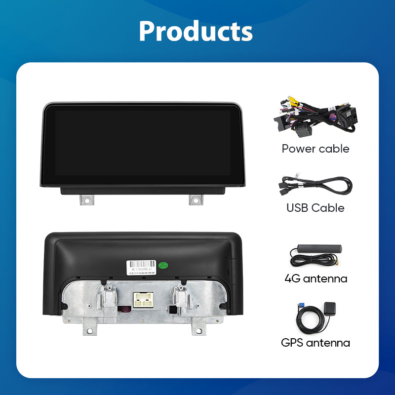 Ainavi For BMW F30 F31 F32 2017 2018 2019 EVO ID6 System 3 4 Series Wireless Carplay Car Radio Android Auto Multimedia Player