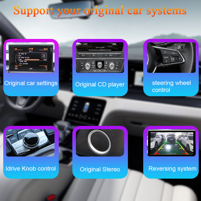Android Car Multimedia Radio Stereo Player Carplay For Audi A6 C7 A7 2012-2018 Touch Screen Auto Navigation GPS Monitor