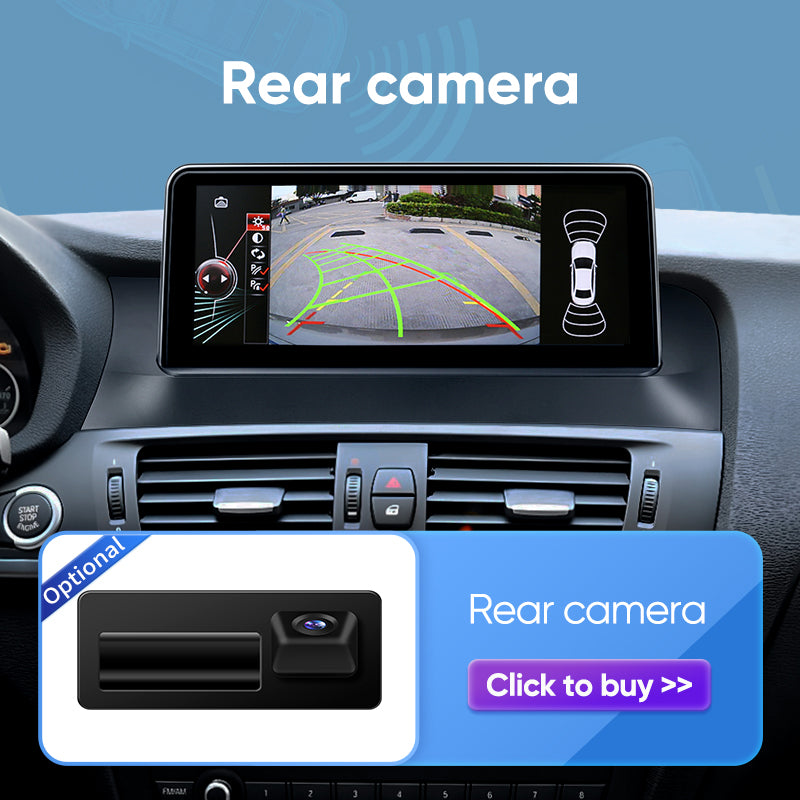 Ainavi 10.25 Inch Car Radio Wireless CarPlay Android Auto For BMW X3 X4 F25 F26 2011 - 2017 CIC System 4G Multimedia Player 2Din