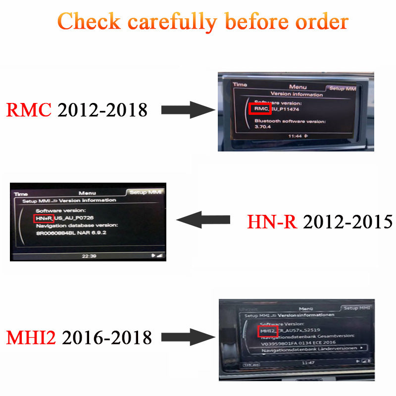 Android Car Multimedia Radio Stereo Player Carplay For Audi A6 C7 A7 2012-2018 Touch Screen Auto Navigation GPS Monitor