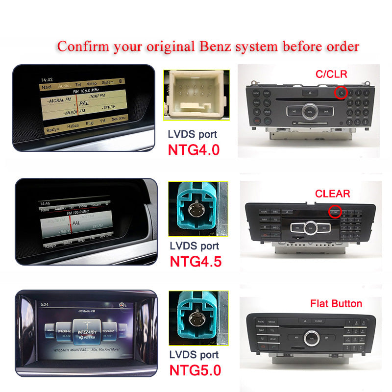 12.3'' Car Android 12 Multimedia 1920720IPS Screen For Mercedes Benz B Class W246 2011-2018 Auto Radio Player GPS