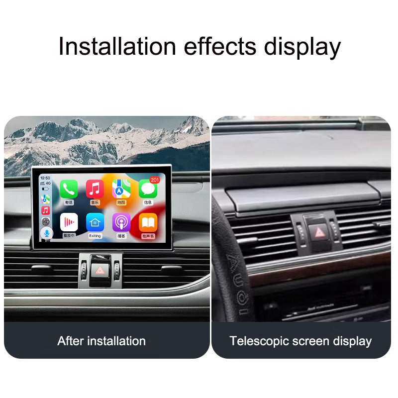 Android Car Multimedia Radio Stereo Player Carplay For Audi A6 C7 A7 2012-2018 Touch Screen Auto Navigation GPS Monitor