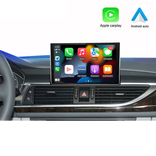 Android Car Multimedia Radio Stereo Player Carplay For Audi A6 C7 A7 2012-2018 Touch Screen Auto Navigation GPS Monitor