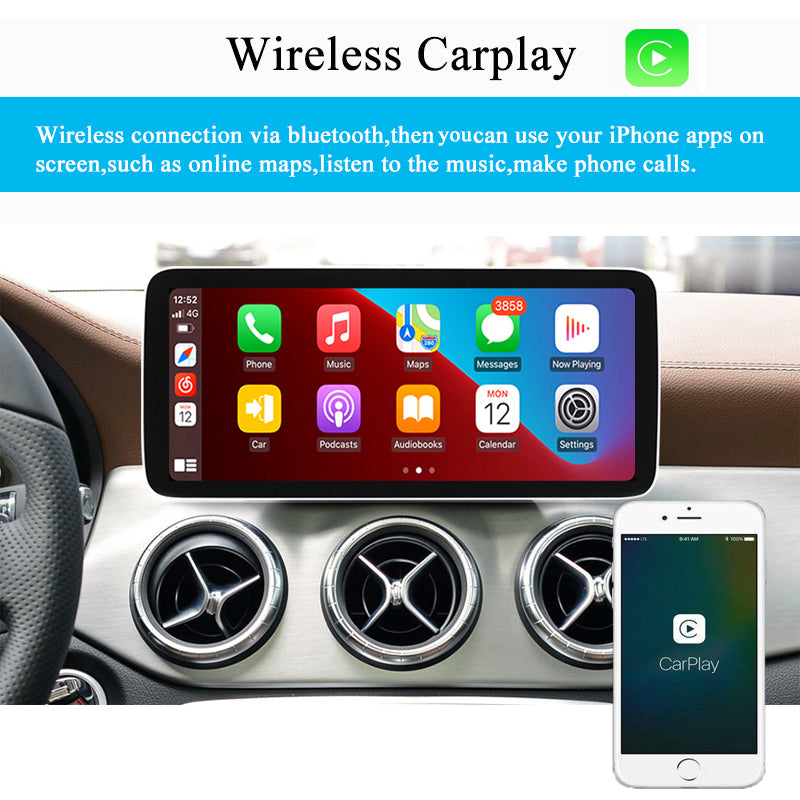 10.25  Android Multimedia Player Screen CarPlay for Mercedes Benz E class C207 W207 A207 two door coupe Head Unit