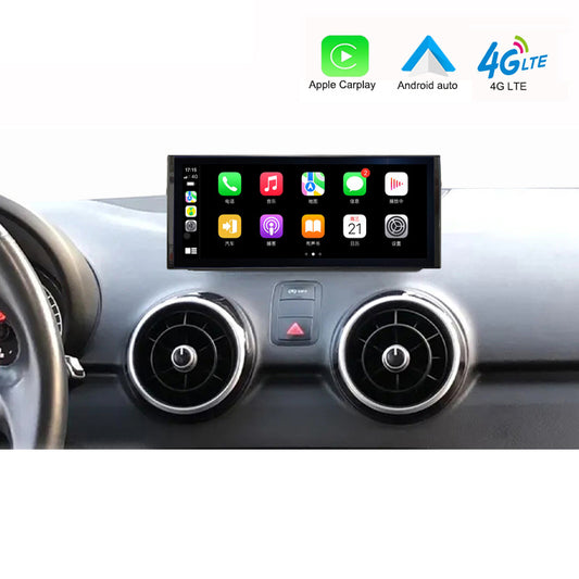 Android Auto System Car Multimedia Radio Player Carplay For Audi A1 Q2  BT IPS Touch Screen GPS Navigation Monitor